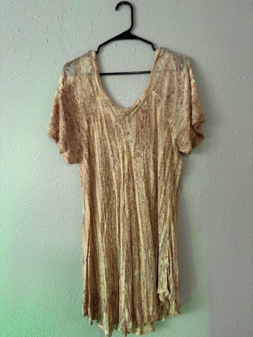 Advance Apparels Champagne Beige Tunic Top